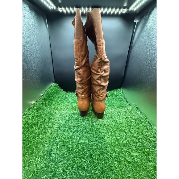 Array- Tan- Mid Calf Boots- Size 8W - Picture 7 of 10